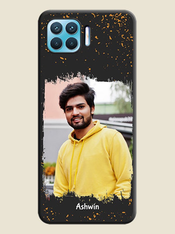 Custom Spray Free Design on Photo on Space Black Soft Matte Phone Cover - Oppo F17