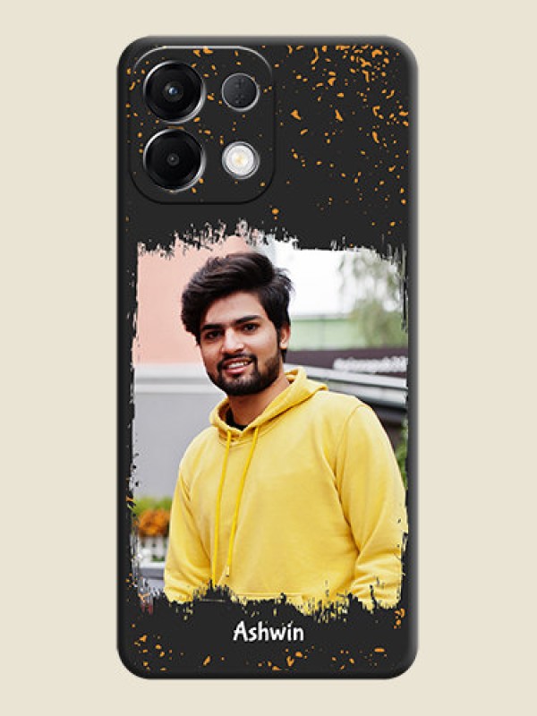 Custom Spray Free Design on Photo On Space Black Custom Soft Matte Mobile Back Cover - Oppo K13 5G