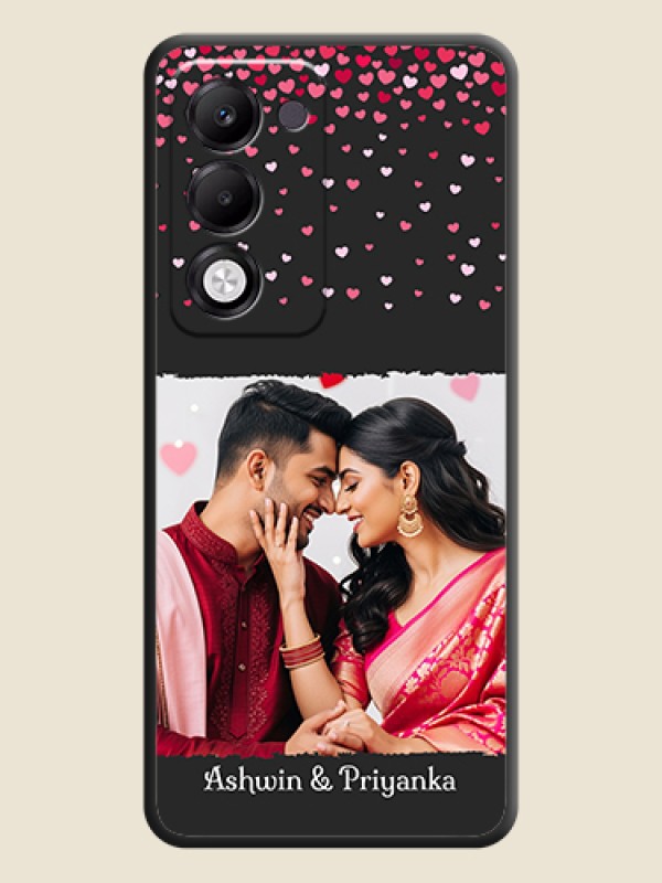 Custom Fall in Love with Your Partner on Photo On Space Black Custom Soft Matte Mobile Back Cover - Oppo k13x 5G
