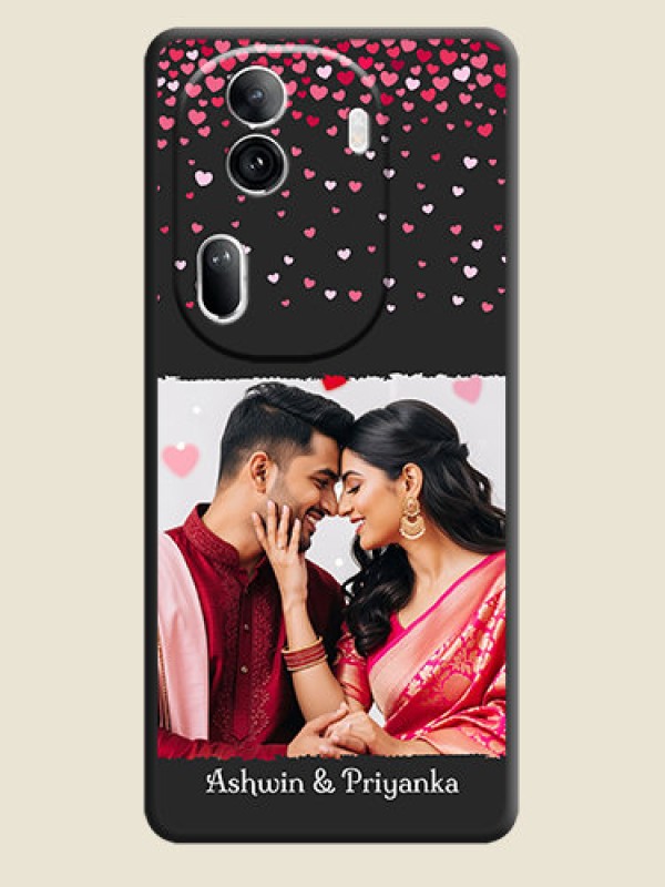 Custom Fall in Love with Your Partner - Photo on Space Black Soft Matte Phone Cover - Reno 11 Pro 5G