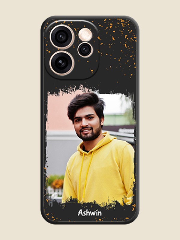 Custom Spray Free Design on Photo On Space Black Custom Soft Matte Mobile Back Cover - Oppo Reno 15 Pro Mini 5G