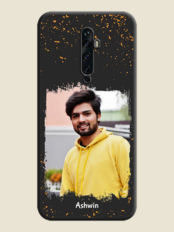 Custom Spray Free Design - Photo on Space Black Soft Matte Phone Cover - Oppo Reno 2F