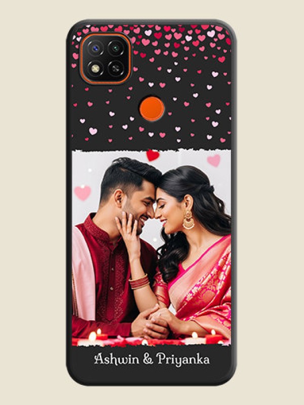 Custom Fall in Love with Your Partner  on Photo on Space Black Soft Matte Phone Cover - Poco C31