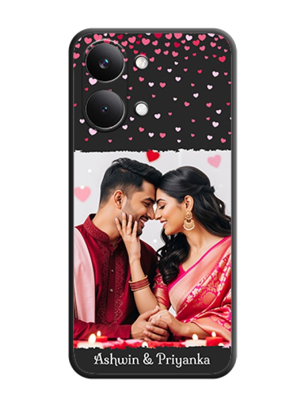 Custom Fall in Love with Your Partner on Photo On Space Black Custom Soft Matte Mobile Back Cover - Poco X8 Pro Max 5G