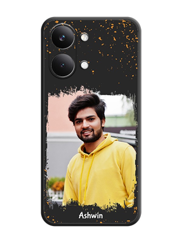 Custom Spray Free Design on Photo On Space Black Custom Soft Matte Mobile Back Cover - Poco X8 Pro Max 5G