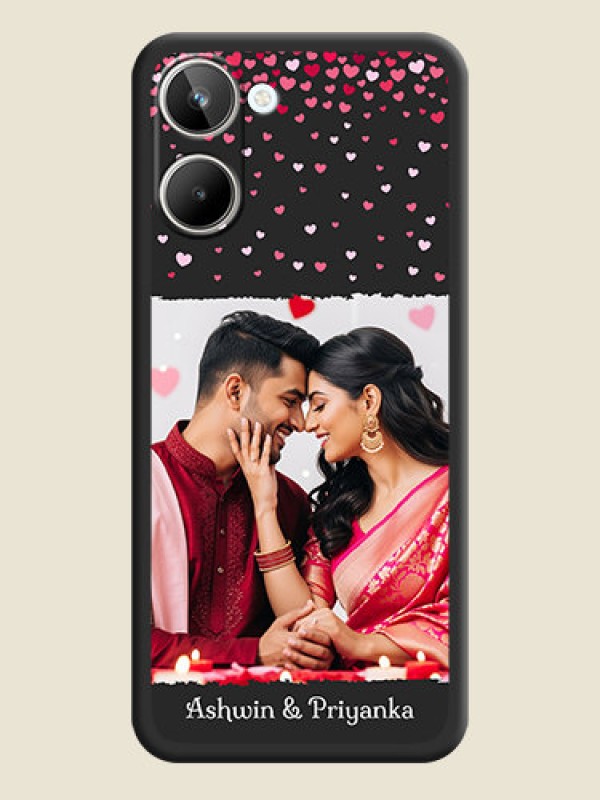 Custom Fall in Love with Your Partner  on Photo on Space Black Soft Matte Phone Cover - Realme 10 Pro 5G