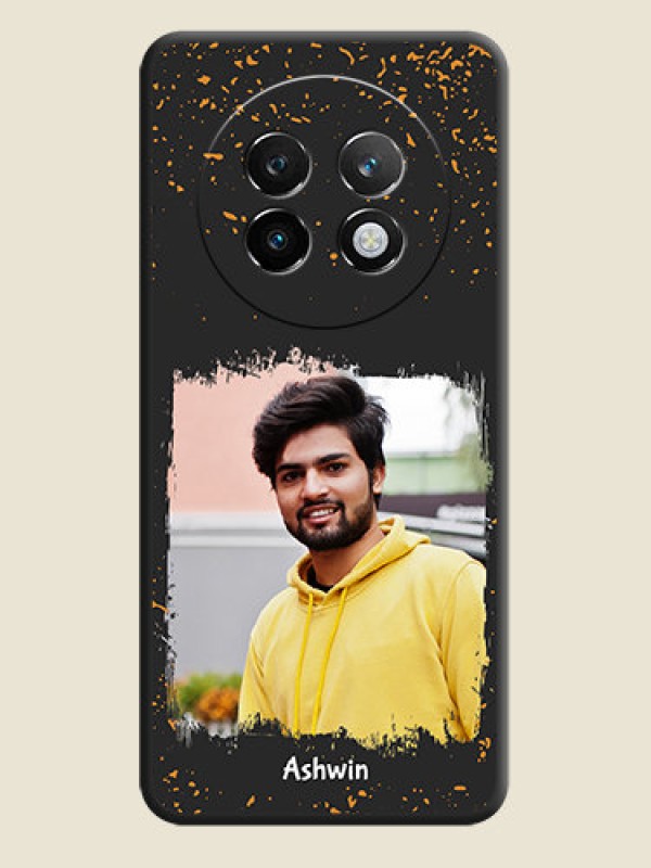 Custom Spray Free Design on Photo On Space Black Custom Soft Matte Mobile Back Cover - Realme 13 Plus 5G