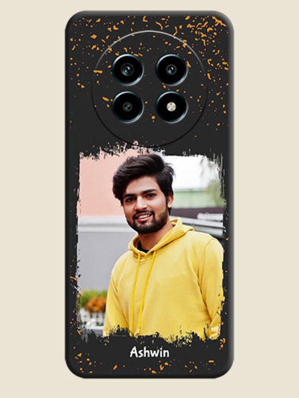 Custom Spray Free Design on Photo On Space Black Custom Soft Matte Mobile Back Cover - Realme 14 Pro Lite 5G