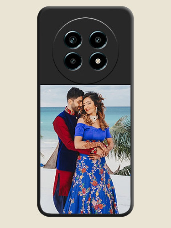 Custom Image Upload With Space Black Color On Custom Soft Matte Mobile Back Cover - Realme 14 Pro Lite 5G