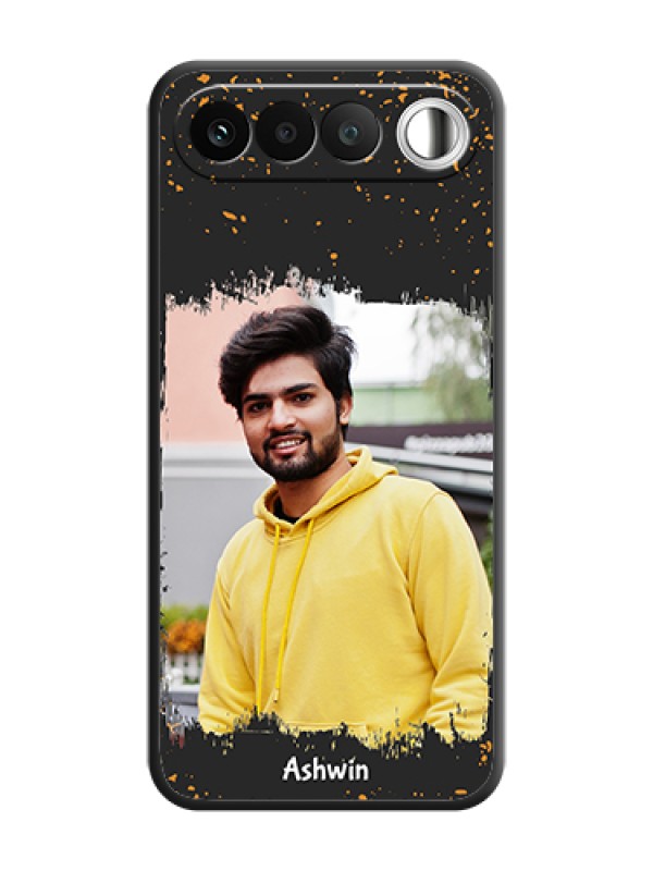 Custom Spray Free Design on Photo On Space Black Custom Soft Matte Mobile Back Cover - Realme 16 5G