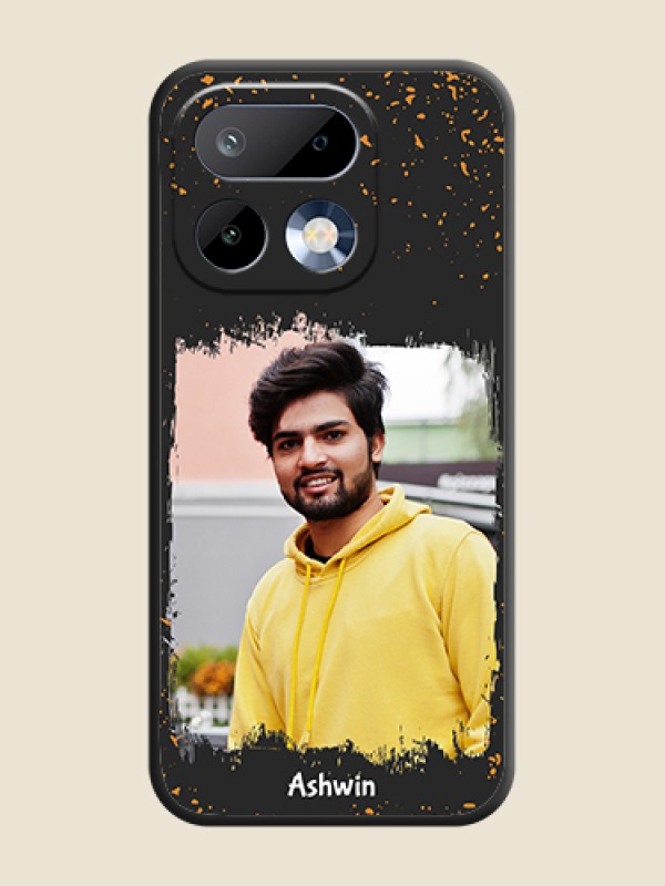 Custom Spray Free Design on Photo On Space Black Custom Soft Matte Mobile Back Cover - Realme 16 Pro 5G