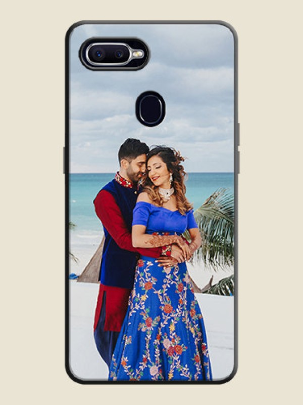 Custom Full Single Pic Upload On Space Black Personalized Soft Matte Phone Covers -Realme 2 Pro