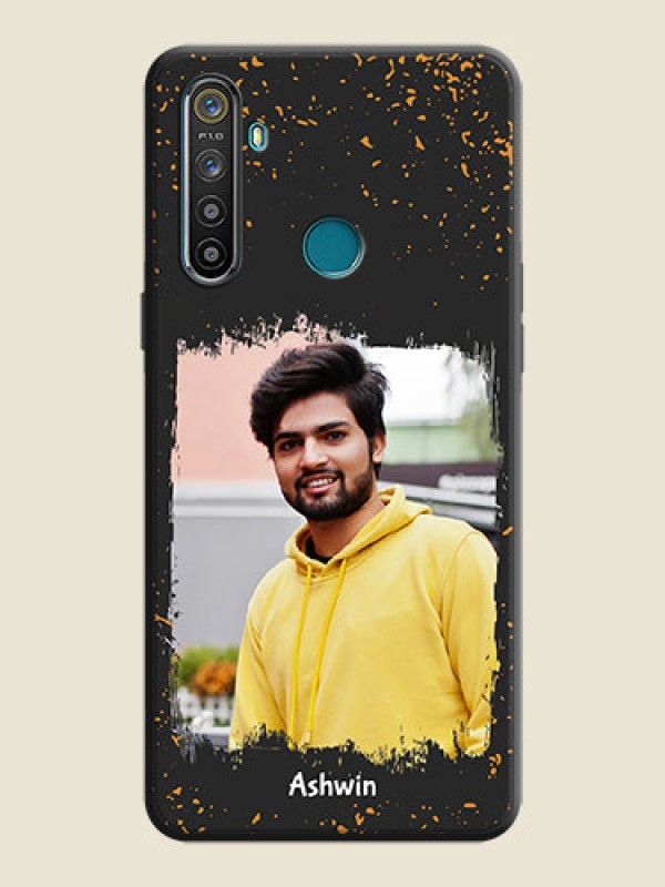 Custom Spray Free Design - Photo on Space Black Soft Matte Phone Cover - Realme 5S