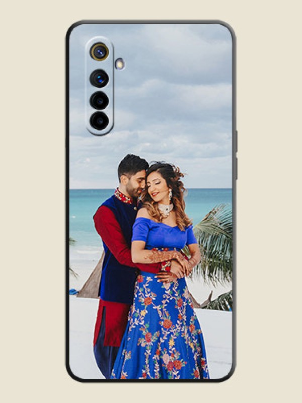 Custom Full Single Pic Upload On Space Black Personalized Soft Matte Phone Covers -Realme 6I