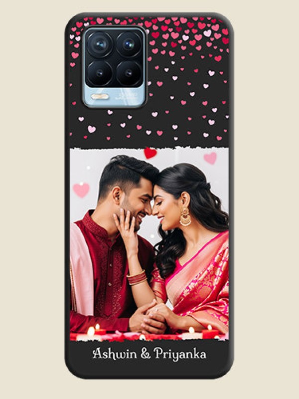 Custom Fall in Love with Your Partner  on Photo on Space Black Soft Matte Phone Cover - Realme 8 Pro