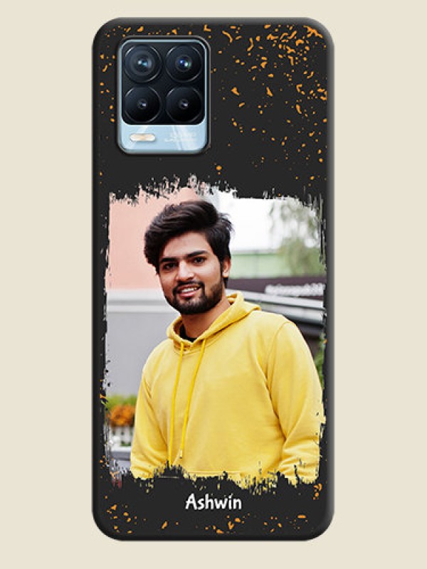 Custom Spray Free Design on Photo on Space Black Soft Matte Phone Cover - Realme 8 Pro