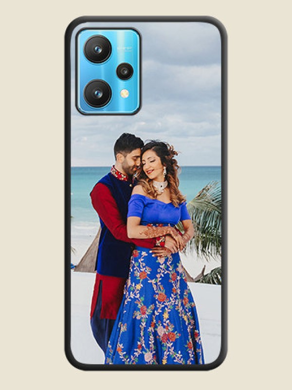 Custom Full Single Pic Upload On Space Black Personalized Soft Matte Phone Covers -Realme 9 Pro 5G