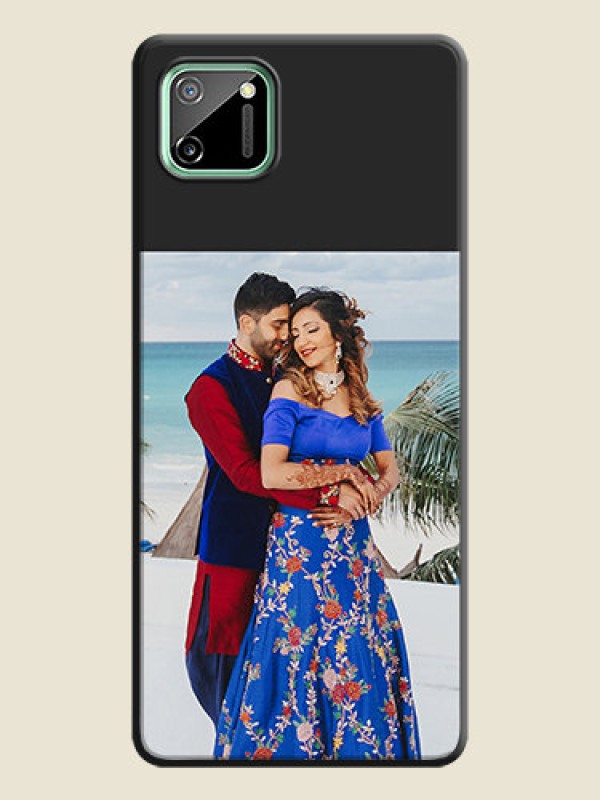 Custom Image Upload With Space Black Color On Custom Soft Matte Mobile Back Cover - Realme C11
