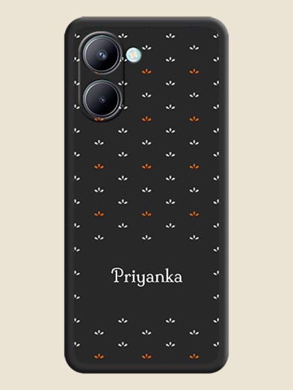 Custom Simple Pattern With Custom Text On Space Black Personalized Soft Matte Phone Covers -Realme C33 2023