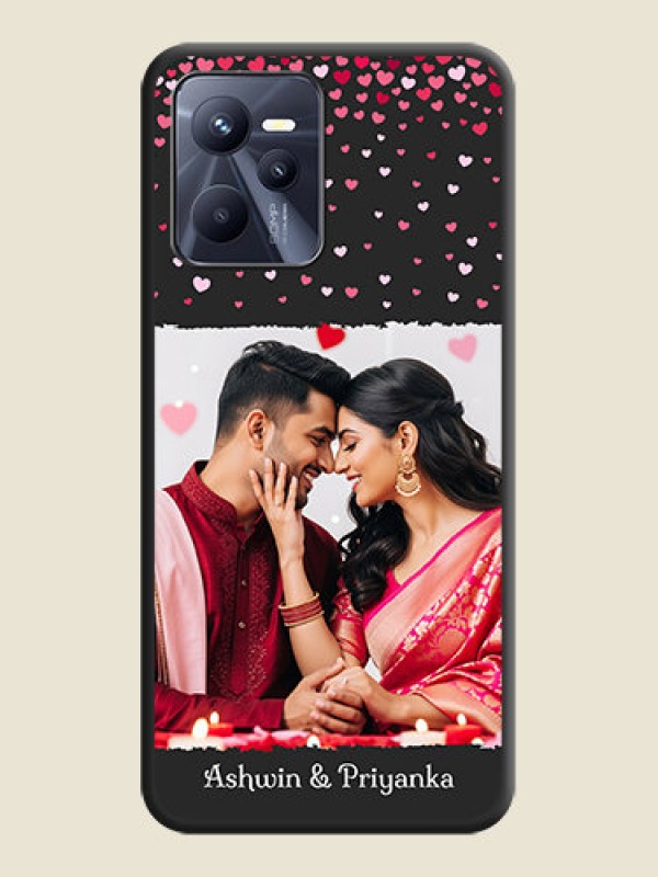Custom Fall in Love with Your Partner  on Photo on Space Black Soft Matte Phone Cover - Realme C35