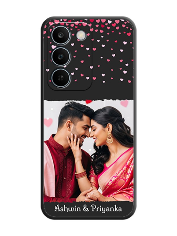 Custom Fall in Love with Your Partner on Photo On Space Black Custom Soft Matte Mobile Back Cover - Realme C83 5G