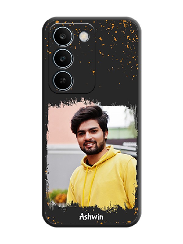 Custom Spray Free Design on Photo On Space Black Custom Soft Matte Mobile Back Cover - Realme C83 5G