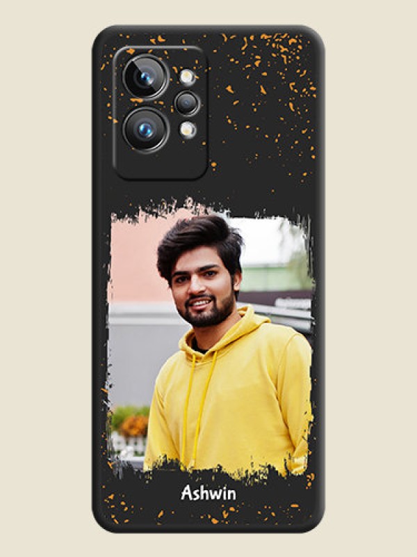 Custom Spray Free Design on Photo on Space Black Soft Matte Phone Cover - Realme GT 2 Pro 5G
