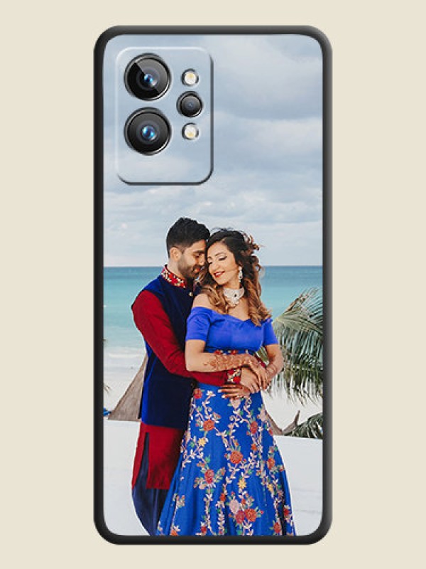 Custom Full Single Pic Upload On Space Black Personalized Soft Matte Phone Covers -Realme Gt 2 Pro 5G