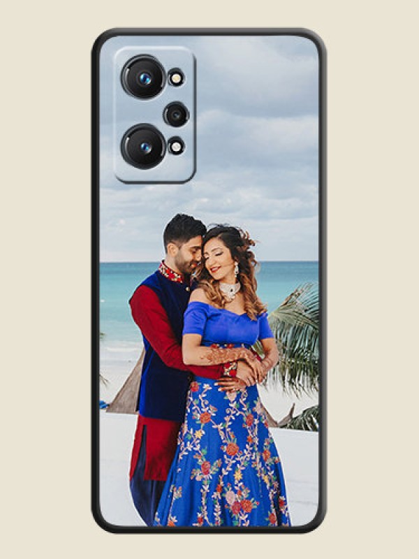 Custom Full Single Pic Upload On Space Black Personalized Soft Matte Phone Covers -Realme Gt 2