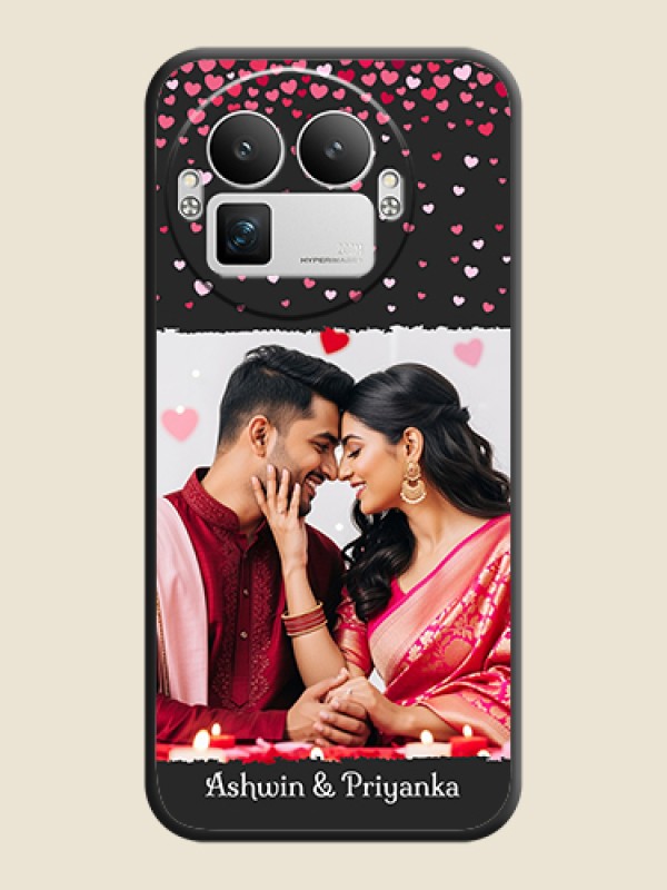 Custom Fall in Love with Your Partner on Photo On Space Black Custom Soft Matte Mobile Back Cover - Realme GT 8 Pro