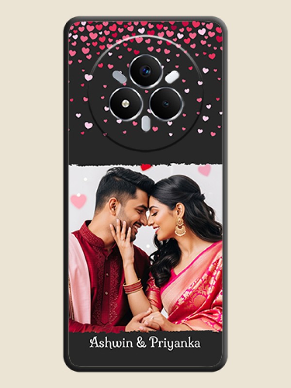 Custom Fall in Love with Your Partner on Photo On Space Black Custom Soft Matte Mobile Back Cover - Realme Narzo 80 Pro 5G