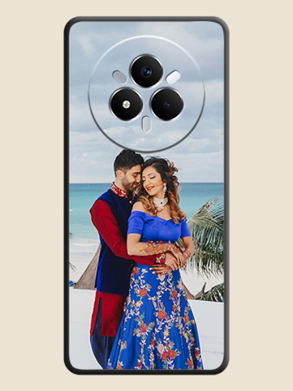Custom Full Single Pic Upload On Space Black Custom Soft Matte Mobile Back Cover - Realme Narzo 80 Pro 5G