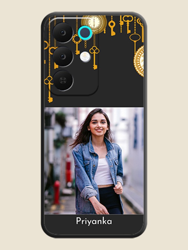 Custom Decorative Design with Text On Space Black Custom Soft Matte Mobile Back Cover - Realme Narzo 90 5G