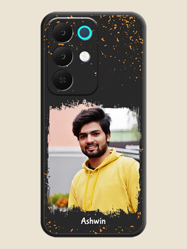 Custom Spray Free Design on Photo On Space Black Custom Soft Matte Mobile Back Cover - Realme Narzo 90 5G