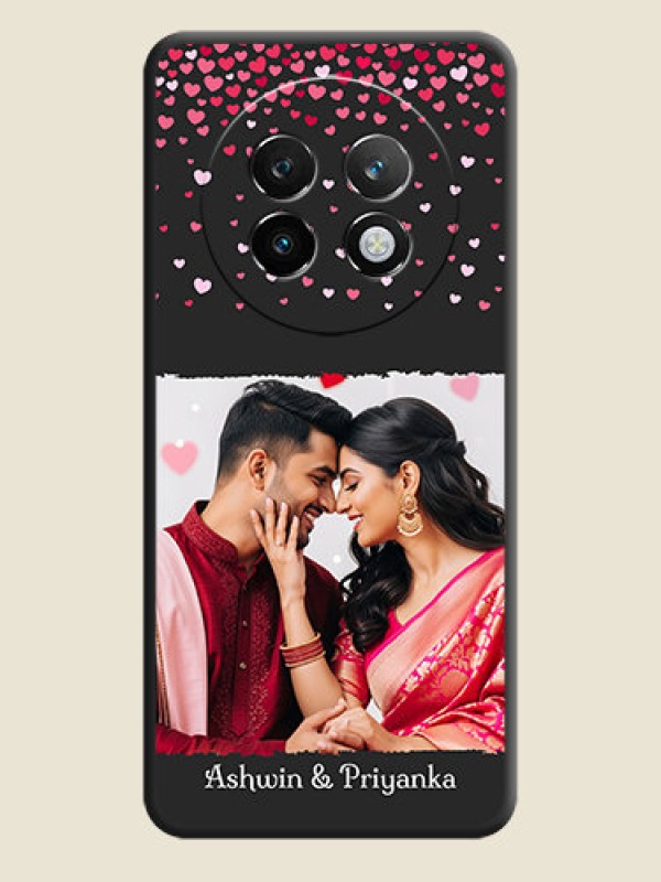 Custom Fall in Love with Your Partner on Photo On Space Black Custom Soft Matte Mobile Back Cover - Realme P1 Speed 5G