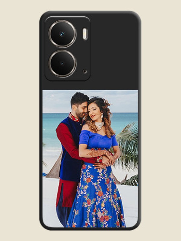 Custom Image Upload With Space Black Color On Custom Soft Matte Mobile Back Cover - Realme P3 5G