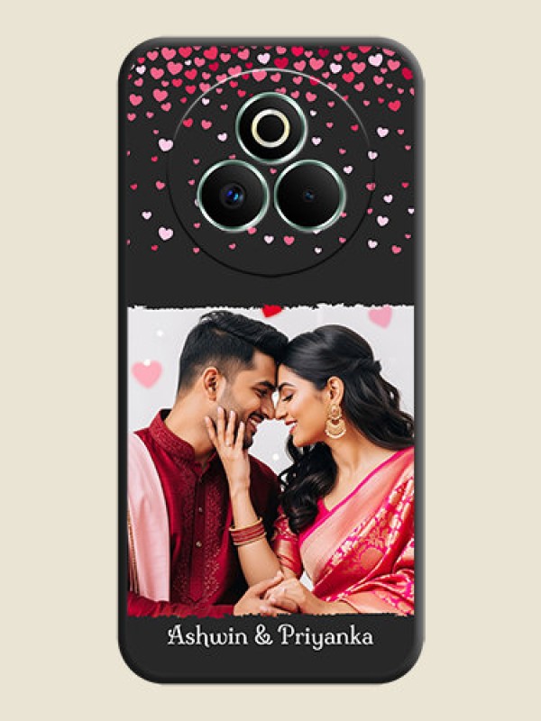 Custom Fall in Love with Your Partner on Photo On Space Black Custom Soft Matte Mobile Back Cover - Realme P3 Pro 5G