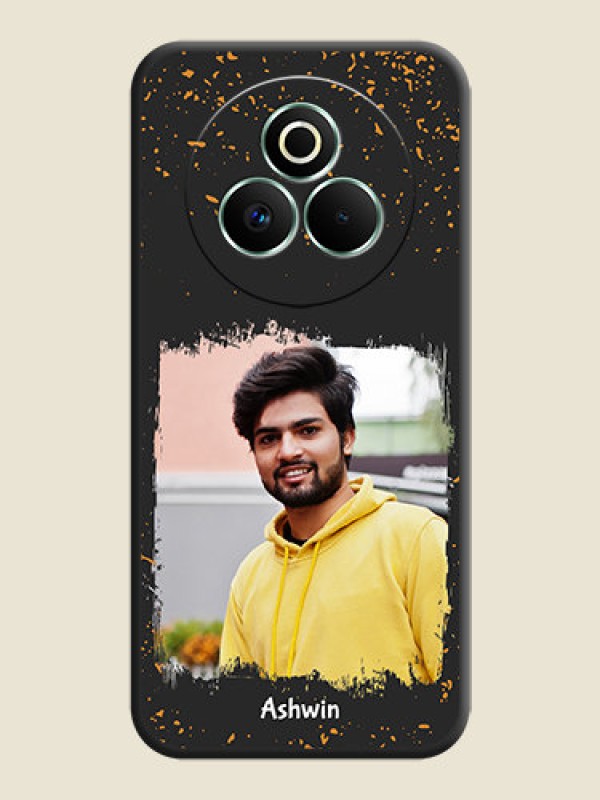Custom Spray Free Design on Photo On Space Black Custom Soft Matte Mobile Back Cover - Realme P3 Pro 5G