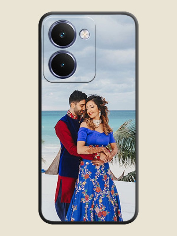 Custom Full Single Pic Upload On Space Black Custom Soft Matte Mobile Back Cover - Realme P3 Ultra 5G