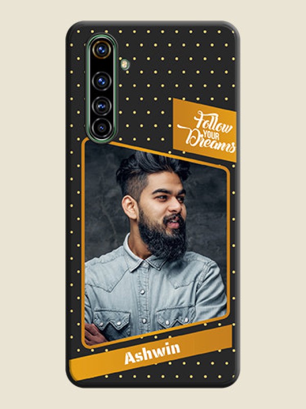 Custom Follow Your Dreams with White Dots on Space Black Custom Soft Matte Phone Cases - Realme X50 Pro 5G