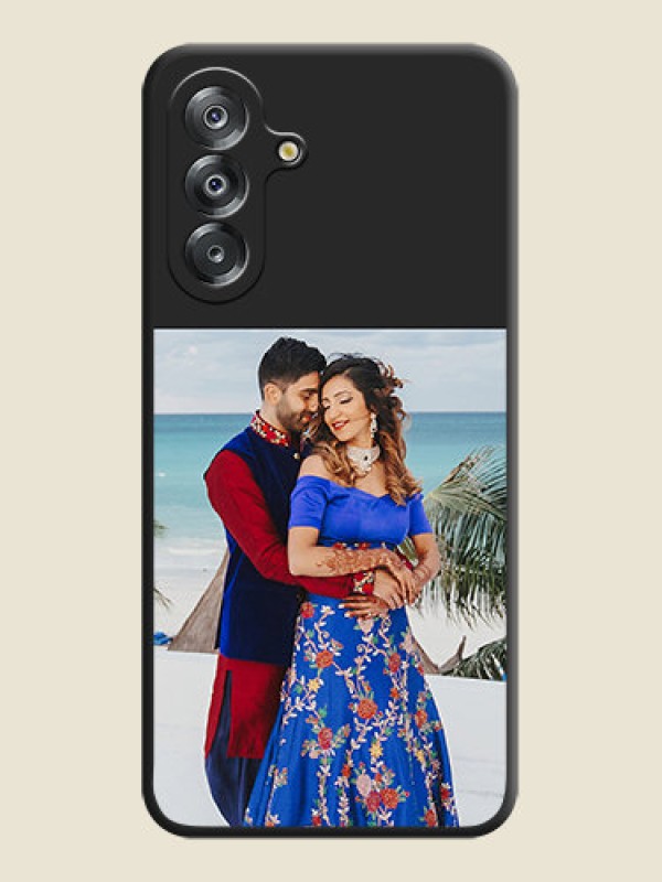 Custom Image Upload With Space Black Color On Custom Soft Matte Mobile Back Cover - Samsung Galaxy A17 5G