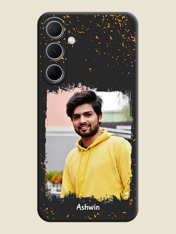 Custom Spray Free Design - Photo on Space Black Soft Matte Phone Cover - Galaxy A35 5G