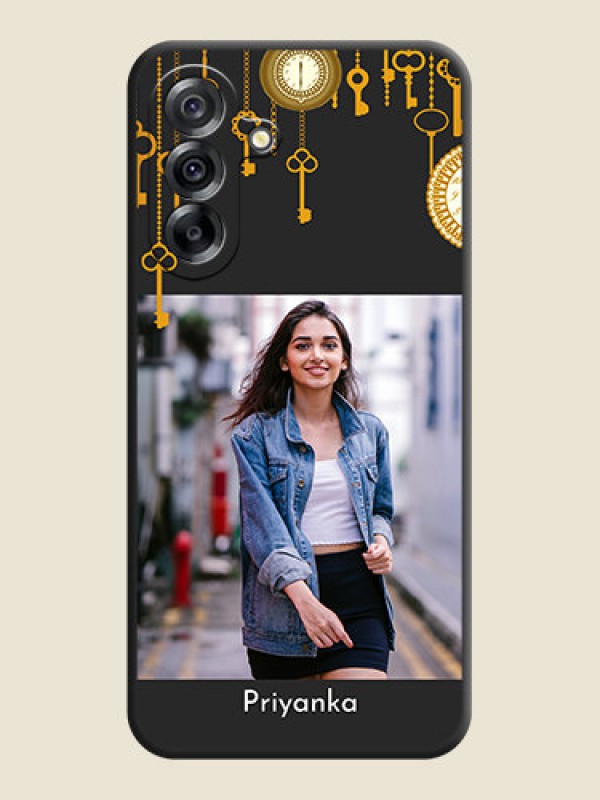 Custom Decorative Design with Text On Space Black Custom Soft Matte Mobile Back Cover - Samsung Galaxy A36 5G