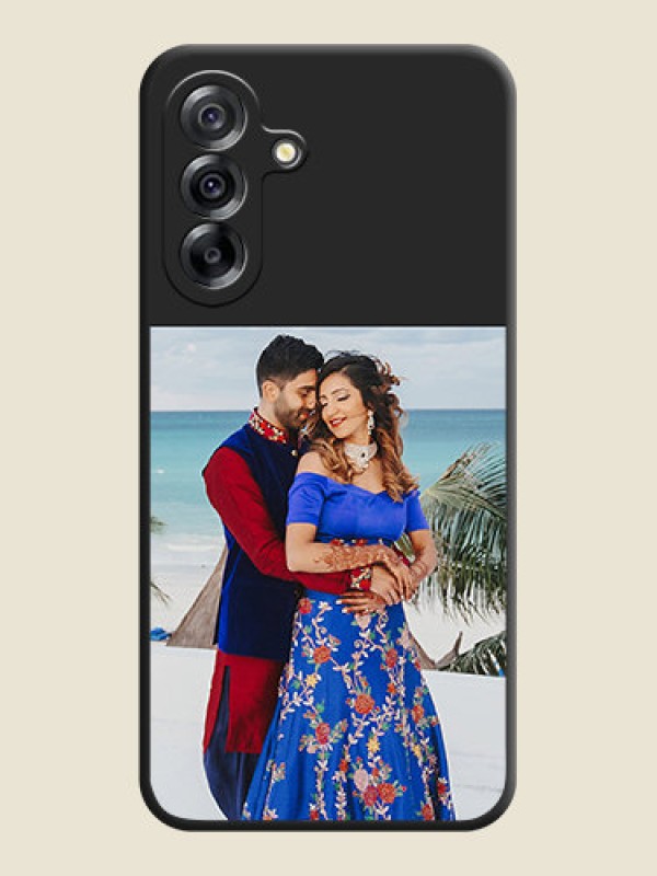 Custom Image Upload With Space Black Color On Custom Soft Matte Mobile Back Cover - Samsung Galaxy A36 5G