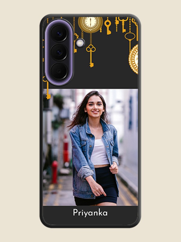 Custom Decorative Design with Text On Space Black Custom Soft Matte Mobile Back Cover - Samsung Galaxy A57 5G