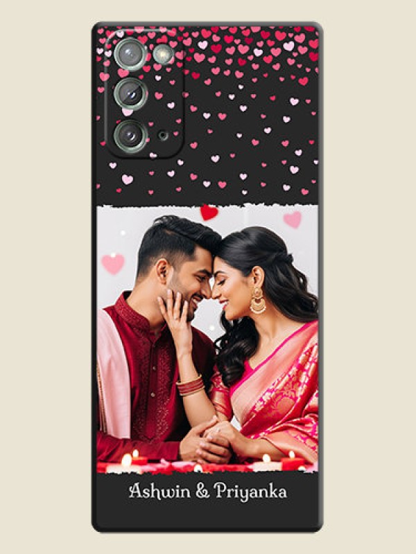 Custom Fall in Love with Your Partner  - Photo on Space Black Soft Matte Phone Cover - Galaxy Note 20
