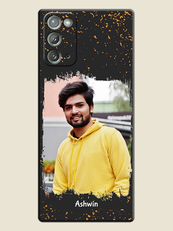 Custom Spray Free Design - Photo on Space Black Soft Matte Phone Cover - Galaxy Note 20