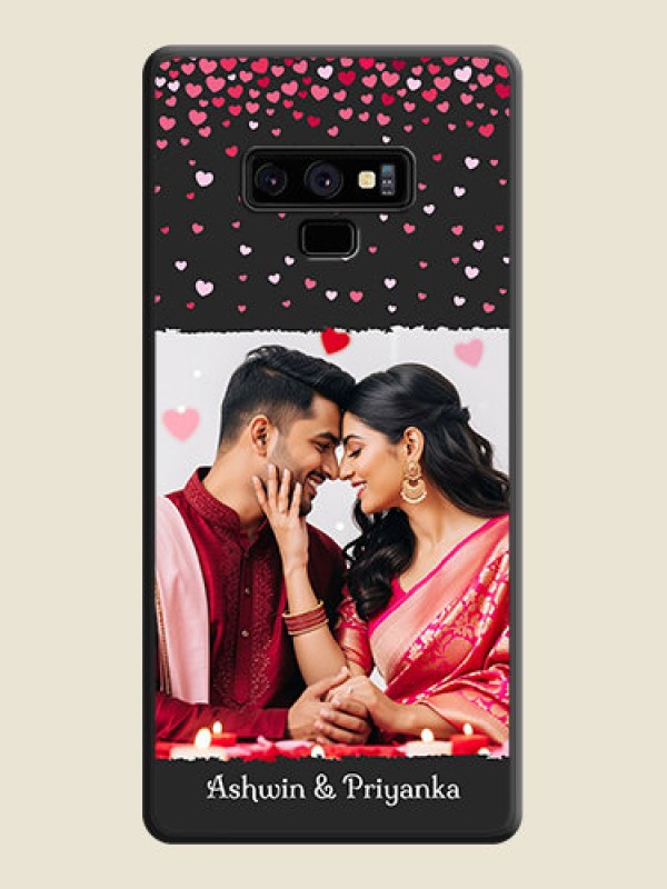 Custom Fall in Love with Your Partner  on Photo on Space Black Soft Matte Phone Cover - Galaxy Note 9
