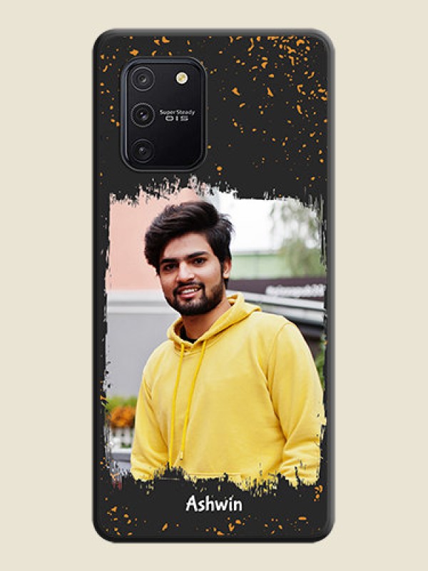 Custom Spray Free Design on Photo on Space Black Soft Matte Phone Cover - Galaxy S10 Lite