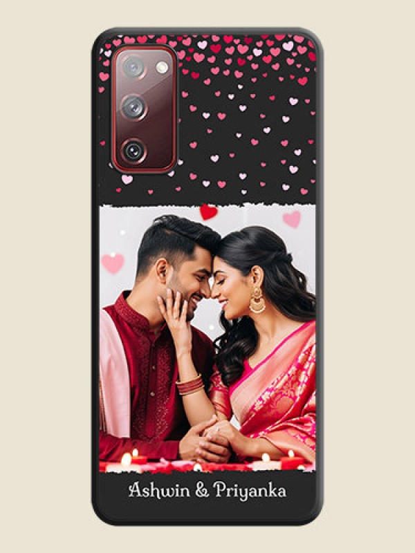 Custom Fall in Love with Your Partner  on Photo on Space Black Soft Matte Phone Cover - Galaxy S20 FE 5G